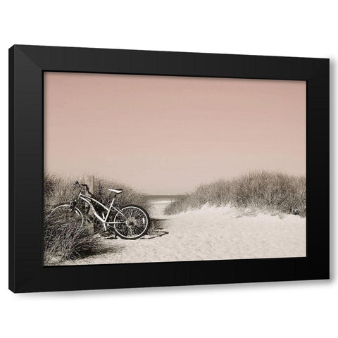 Ride  Paused Black Modern Wood Framed Art Print with Double Matting by Grafitee Studios