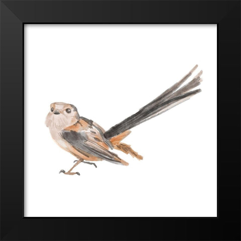 Songbird  IV Black Modern Wood Framed Art Print by Bannarot