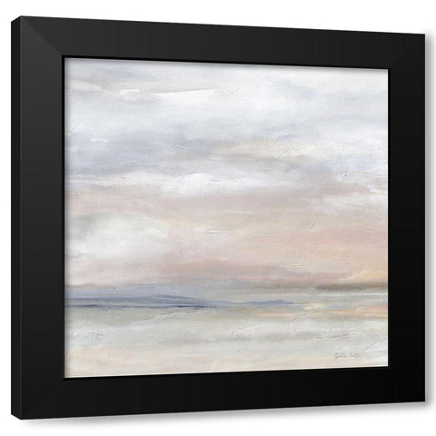 Serene  Scene I Black Modern Wood Framed Art Print with Double Matting by Coulter, Cynthia