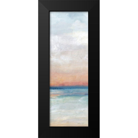 Serene  Scene Bright panel II Black Modern Wood Framed Art Print by Coulter, Cynthia