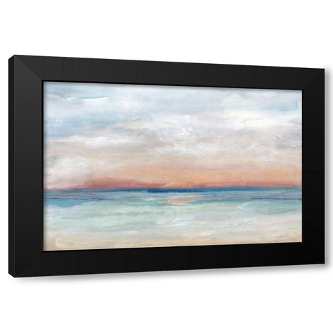 Serene  Scene Bright landscape Black Modern Wood Framed Art Print with Double Matting by Coulter, Cynthia