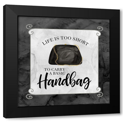 Fashion Humor X-Basic Handbag Black Modern Wood Framed Art Print with Double Matting by Reed, Tara