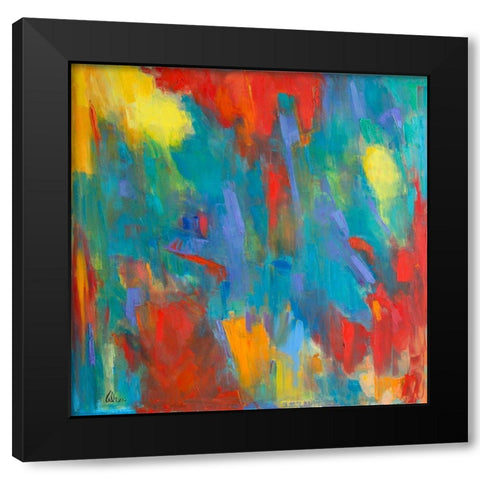 Mind Free Black Modern Wood Framed Art Print with Double Matting by Fine, Alexi