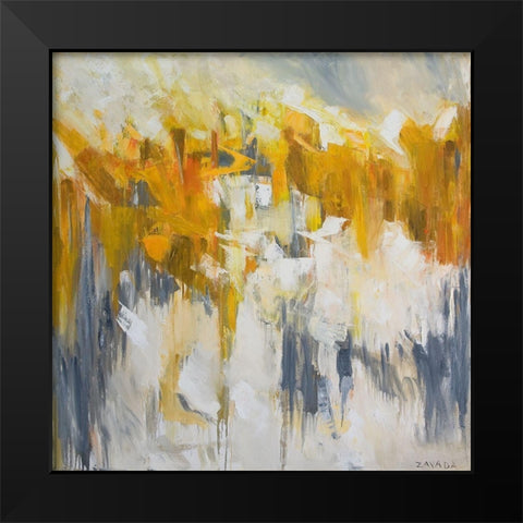 Dijon Day Black Modern Wood Framed Art Print by Fine, Alexi