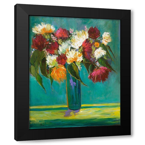 Bountiful Beauties Black Modern Wood Framed Art Print by Fine, Alexi