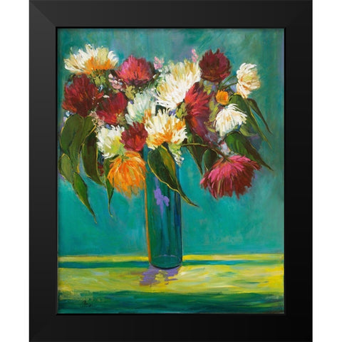 Bountiful Beauties Black Modern Wood Framed Art Print by Fine, Alexi