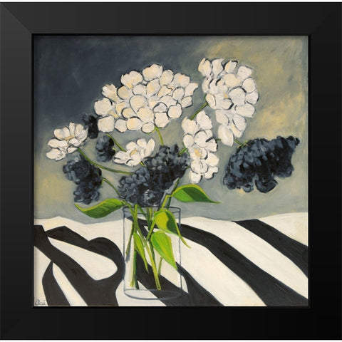 Noirs et Blancs Black Modern Wood Framed Art Print by Fine, Alexi