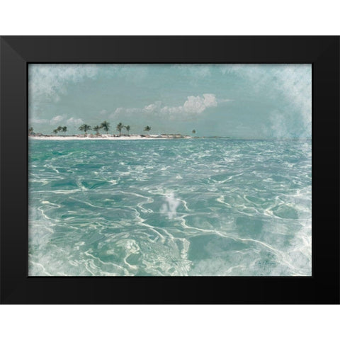 Beach  Scene I Black Modern Wood Framed Art Print by Cusson, Marie Elaine