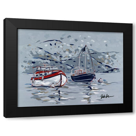 Nautical Display II Black Modern Wood Framed Art Print with Double Matting by Augustine, Jodi