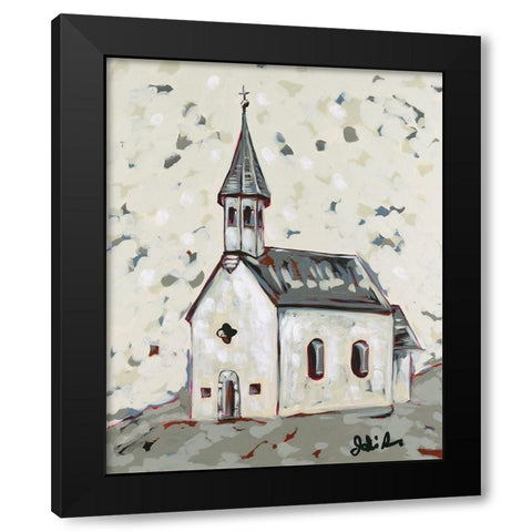 Here is the Steeple Black Modern Wood Framed Art Print with Double Matting by Augustine, Jodi
