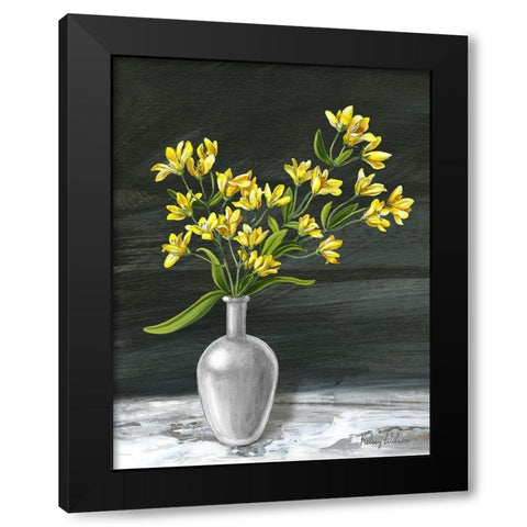 Farmhouse Garden III-Polyanthus Black Modern Wood Framed Art Print with Double Matting by Wilson, Kelsey