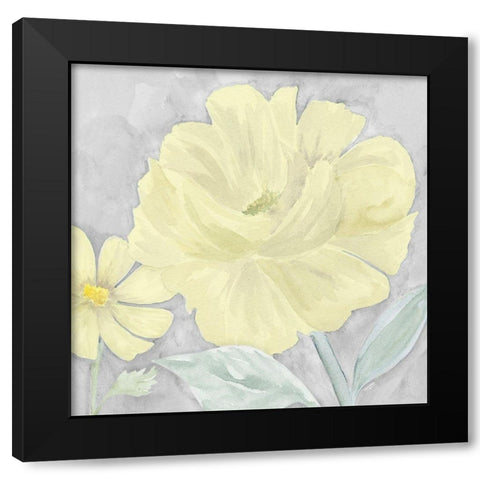 Peaceful Repose gray And yellow IV Black Modern Wood Framed Art Print with Double Matting by Reed, Tara