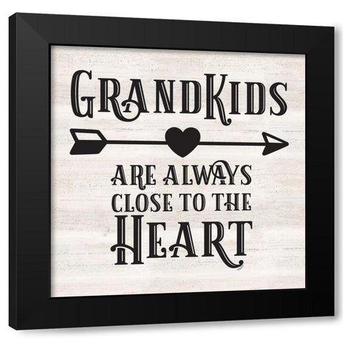 Grandparent Life II-Close to the Heart Black Modern Wood Framed Art Print with Double Matting by Reed, Tara