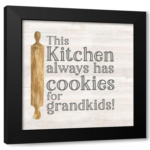 Grandparent Life VI-Cookies Black Modern Wood Framed Art Print by Reed, Tara