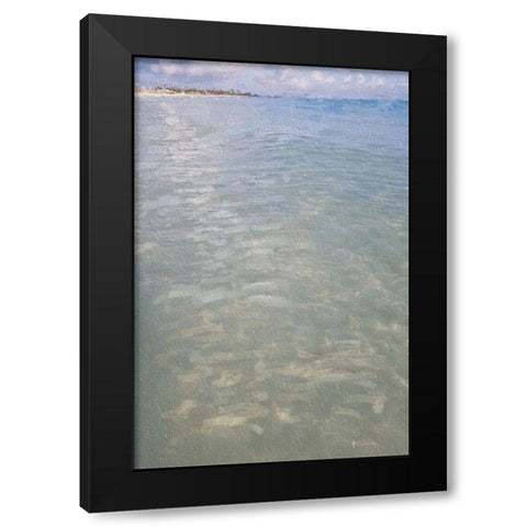 Beach  Shore IX Black Modern Wood Framed Art Print by Cusson, Marie Elaine