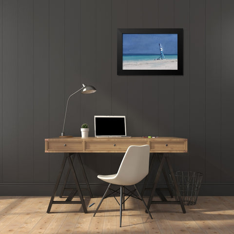 Beach  Shore XI Black Modern Wood Framed Art Print by Cusson, Marie Elaine