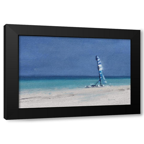 Beach  Shore XI Black Modern Wood Framed Art Print by Cusson, Marie Elaine