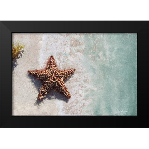 Beach  Shore XIV Black Modern Wood Framed Art Print by Cusson, Marie Elaine