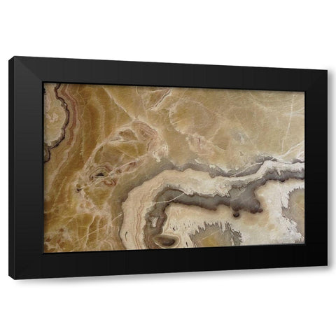 Marble  Colors brown IV Black Modern Wood Framed Art Print with Double Matting by Cusson, Marie Elaine