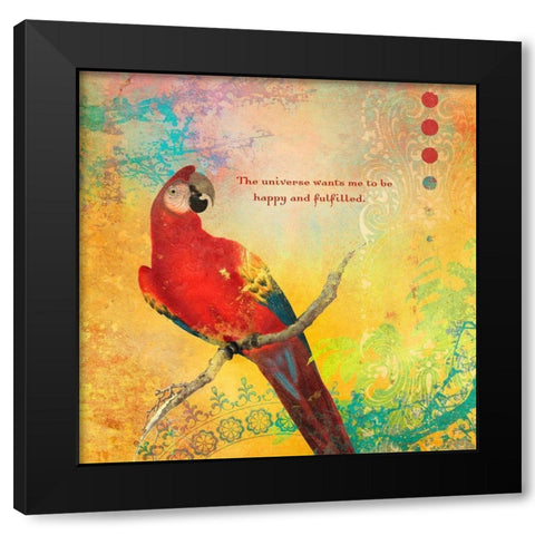 Creative  Visualization VIII-Fulfilled Black Modern Wood Framed Art Print with Double Matting by Duirwaigh