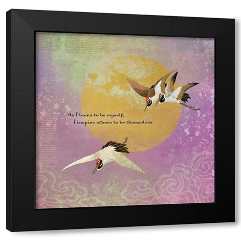 Creative  Visualization XXII-Inspire Black Modern Wood Framed Art Print with Double Matting by Duirwaigh