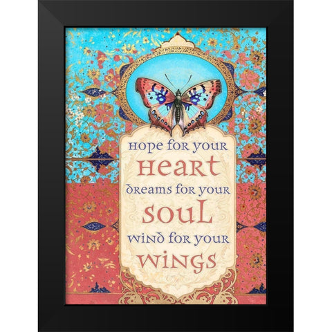 Living  Out Loud X-Wings Black Modern Wood Framed Art Print by Duirwaigh