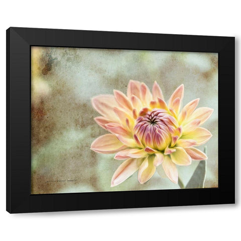 Impression  Flower Black Modern Wood Framed Art Print by Manelis, Jessica