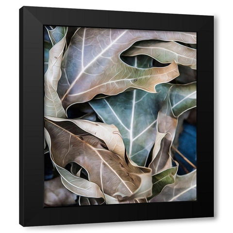 It  Happens in Autumn Black Modern Wood Framed Art Print with Double Matting by Manelis, Jessica