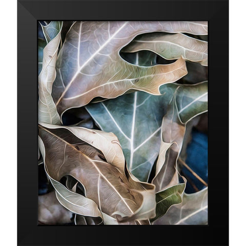 It  Happens in Autumn Black Modern Wood Framed Art Print by Manelis, Jessica