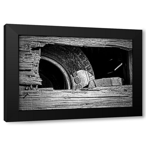 Good  Year Black Modern Wood Framed Art Print with Double Matting by Manelis, Jessica