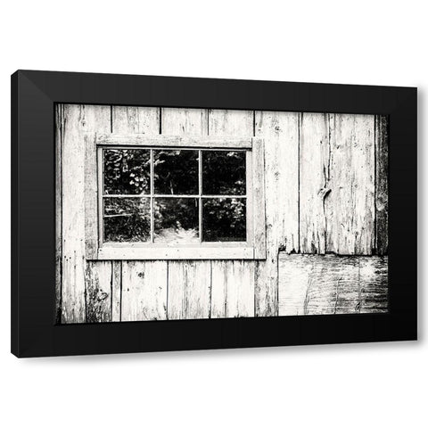 Out  the Window Black Modern Wood Framed Art Print with Double Matting by Manelis, Jessica