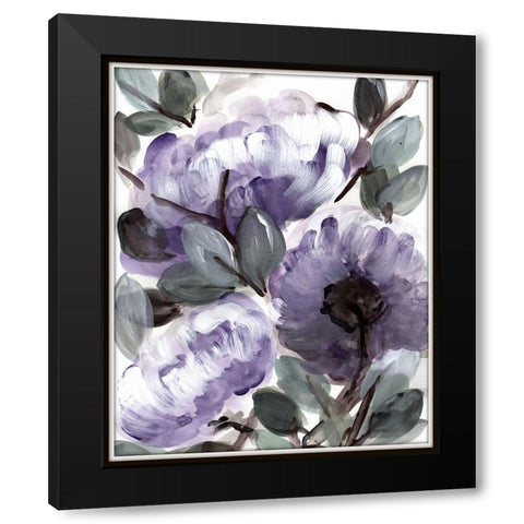 Farmhouse  Bush purple II Black Modern Wood Framed Art Print by Chapman, Marcy