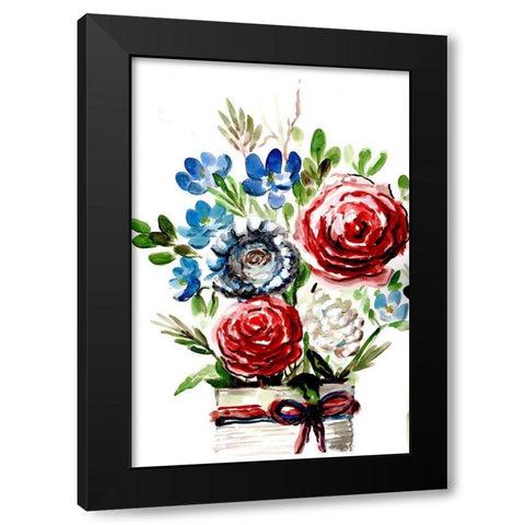 Proud  to be an American II Black Modern Wood Framed Art Print by Chapman, Marcy