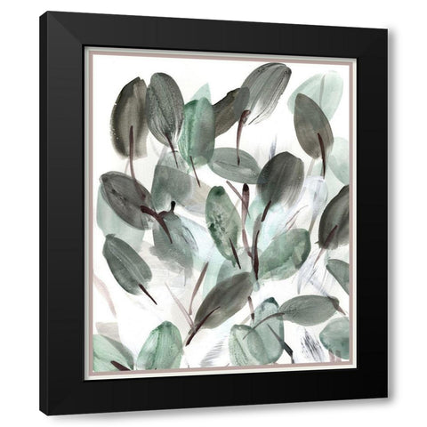 Farmhouse  Leafy I Black Modern Wood Framed Art Print with Double Matting by Chapman, Marcy