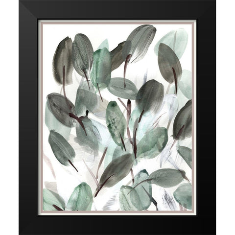 Farmhouse  Leafy I Black Modern Wood Framed Art Print by Chapman, Marcy