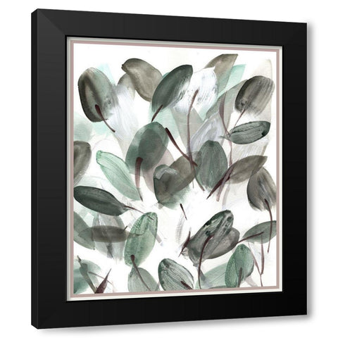 Farmhouse  Leafy II Black Modern Wood Framed Art Print by Chapman, Marcy