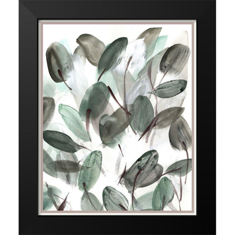 Farmhouse  Leafy II Black Modern Wood Framed Art Print by Chapman, Marcy