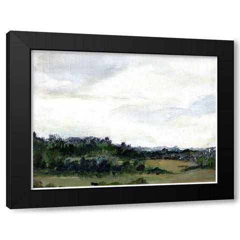 Open  Skies Black Modern Wood Framed Art Print with Double Matting by Chapman, Marcy