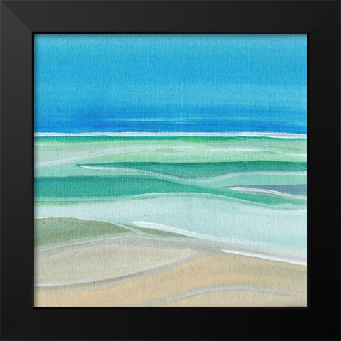 Hinting  at Summer Black Modern Wood Framed Art Print by Chapman, Marcy