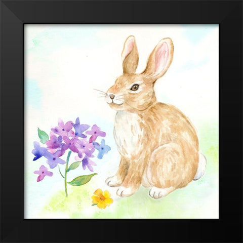 Hello Easter I Black Modern Wood Framed Art Print by Coulter, Cynthia