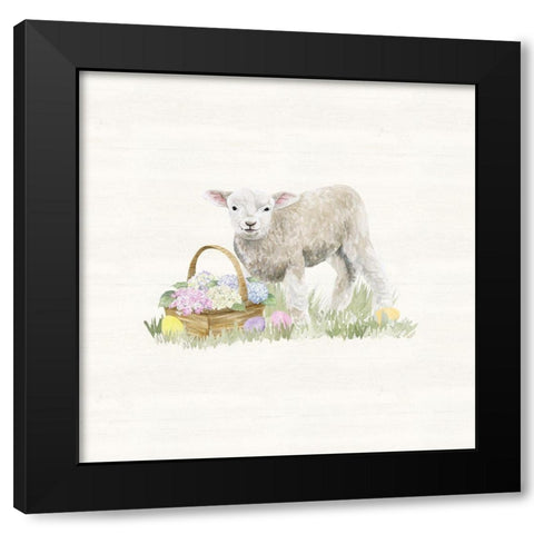 Farmhouse  Easter I Black Modern Wood Framed Art Print by Reed, Tara