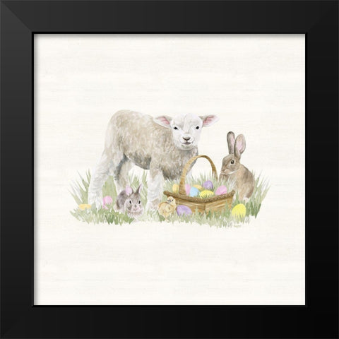 Farmhouse  Easter II Black Modern Wood Framed Art Print by Reed, Tara