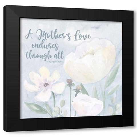Mothers  Repose II-Mothers Love Black Modern Wood Framed Art Print with Double Matting by Reed, Tara