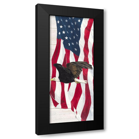 Let  Freedom Soar vertical I Black Modern Wood Framed Art Print with Double Matting by Reed, Tara