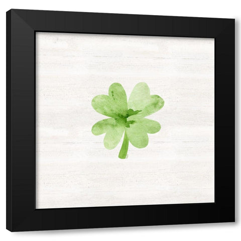 Shamrock  Rainbows V Black Modern Wood Framed Art Print by Reed, Tara