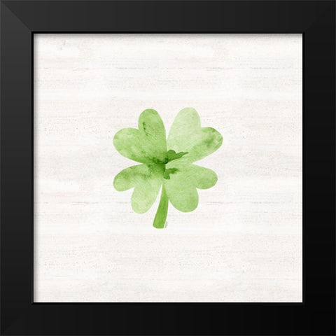 Shamrock  Rainbows V Black Modern Wood Framed Art Print by Reed, Tara