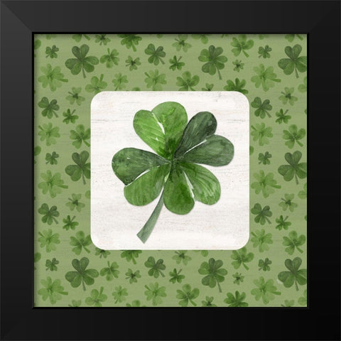 Shamrock  Rainbows VI Black Modern Wood Framed Art Print by Reed, Tara