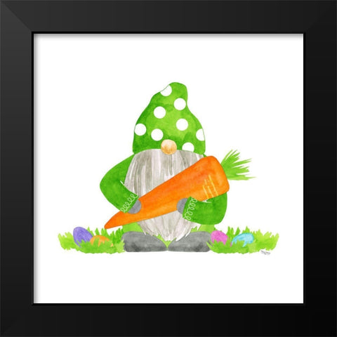 Easter Gnomes IV Black Modern Wood Framed Art Print by Reed, Tara