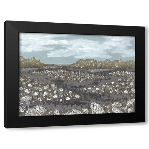 Black Creek Black Modern Wood Framed Art Print with Double Matting by Bryan, Kathleen