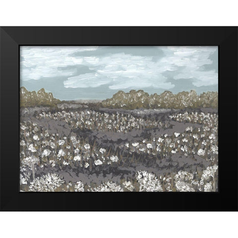Black Creek Black Modern Wood Framed Art Print by Bryan, Kathleen